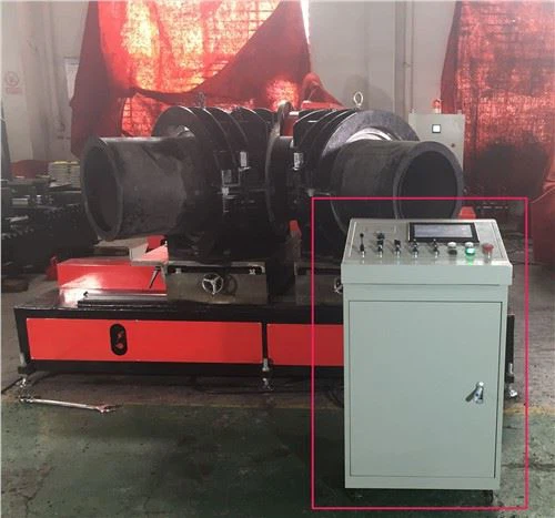 Machine de fusion bout à bout de raccords en PEHD SDG450