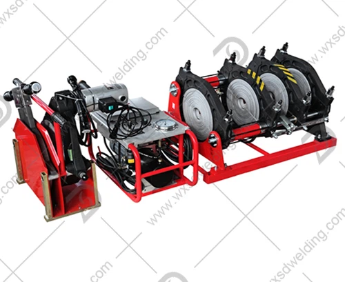 Machine de soudage par fusion bout à bout de tuyaux en plastique HDPE SDD160